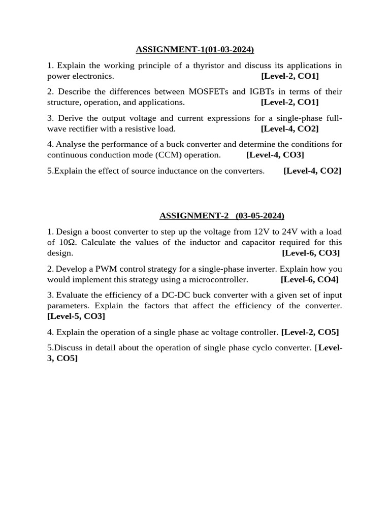 Assignment Questions For Pe | PDF