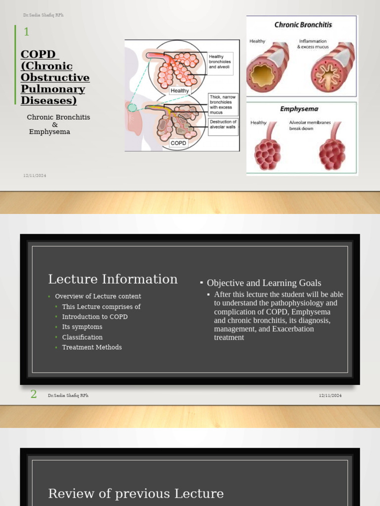 Understanding COPD: Symptoms and Treatments | PDF | Chronic Obstructive ...