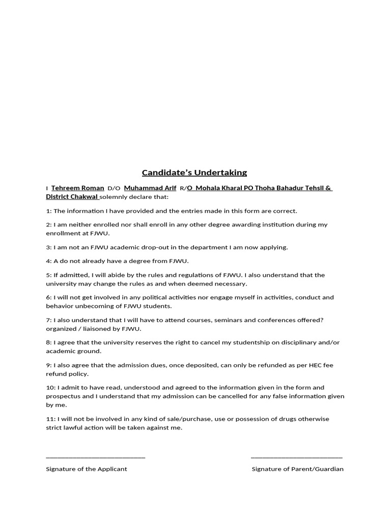 Candidate | PDF