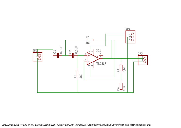 High Pass Filter | PDF