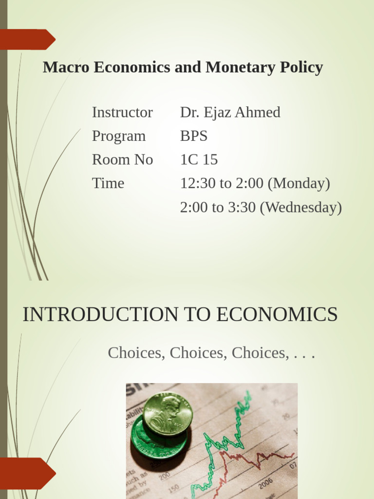 1st Macro Economics | PDF | Gross Domestic Product | Capitalism
