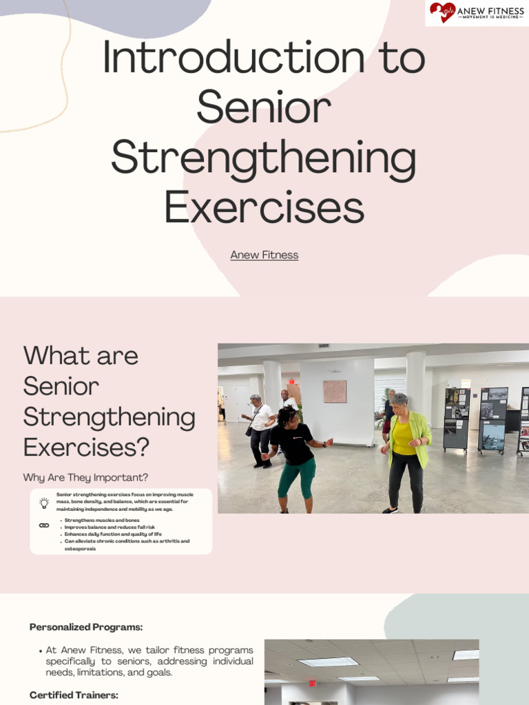 Introduction To Senior Strengthening Exercises-Transform Your Health at ...