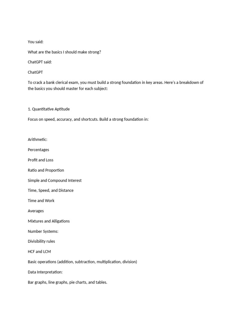 Bank Basics | PDF | Verb | English Language