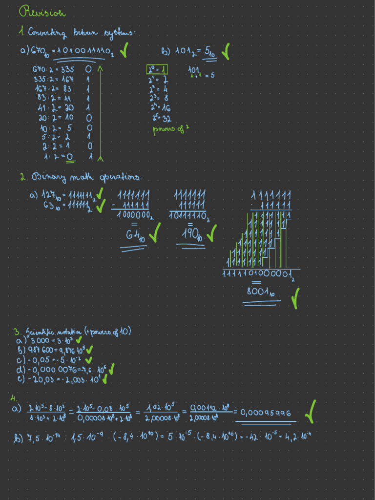 Converting Systems and Binary Math | PDF | Arithmetic | Mathematics