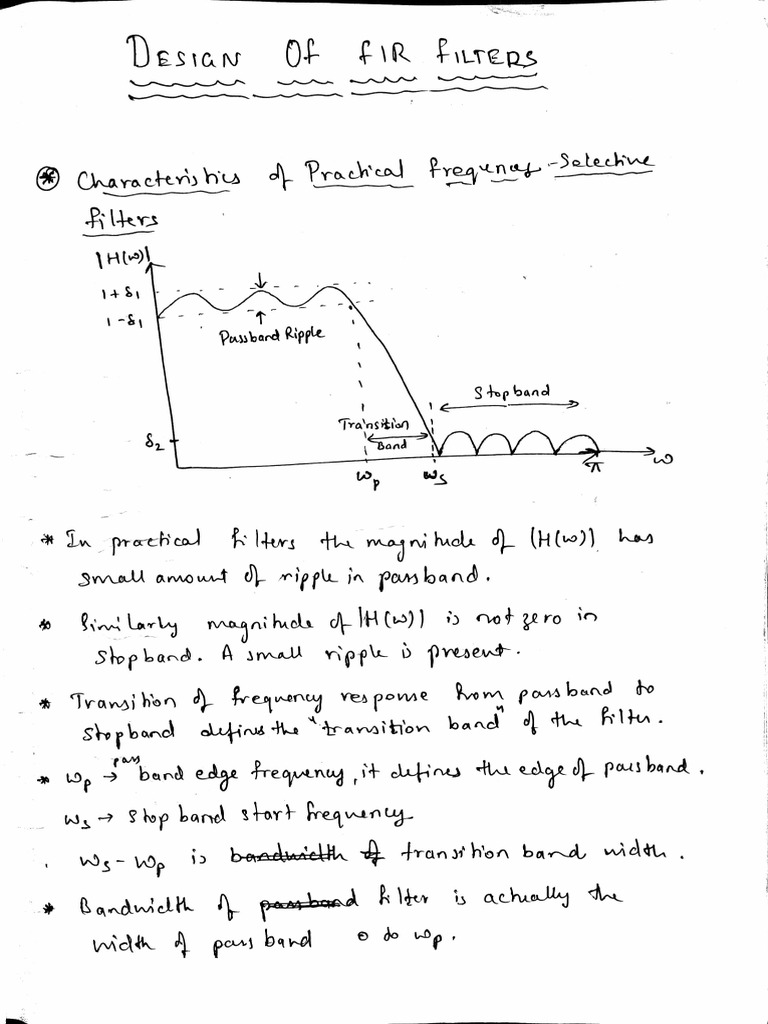 DSP MODULE 3 Notes - 241203 - 111947 | PDF