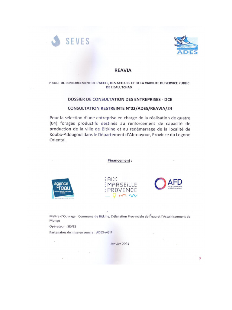 Document Dce Forage | PDF