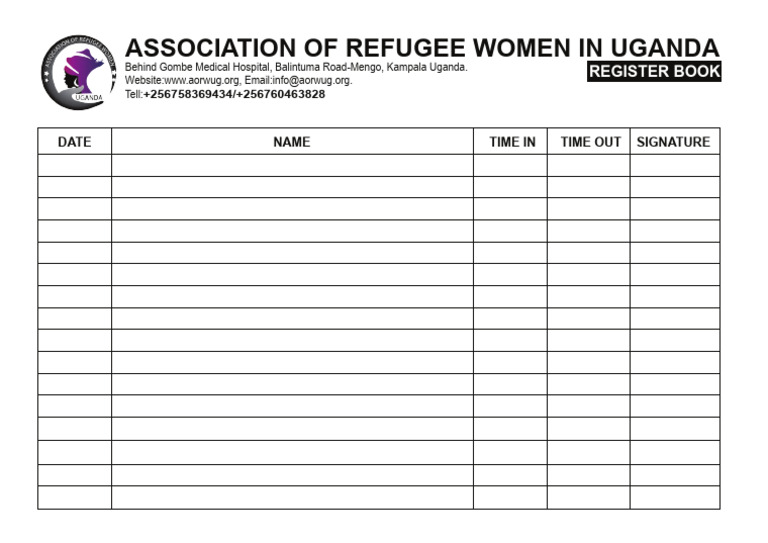 AORW Registration Document | PDF