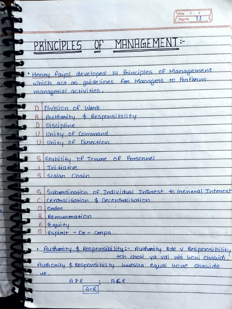 Principles of Management. | PDF