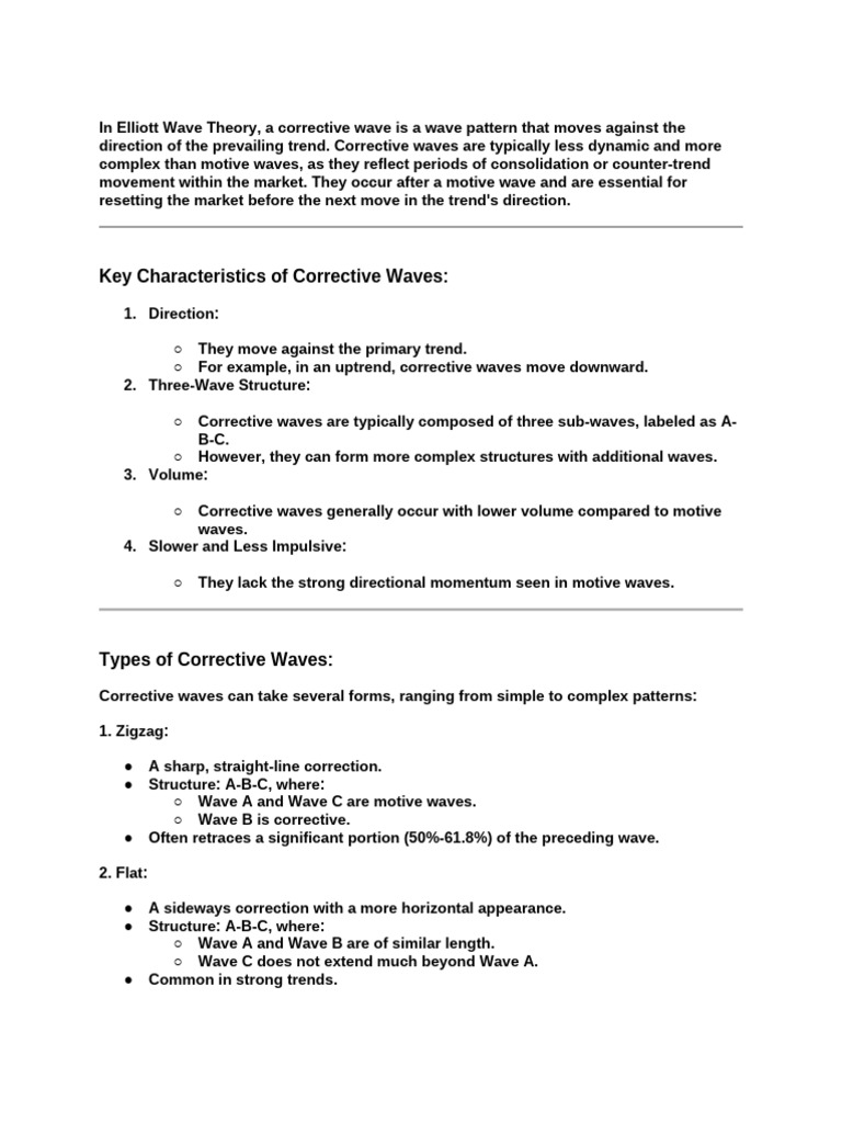 Corrective Wave | PDF | Psychology