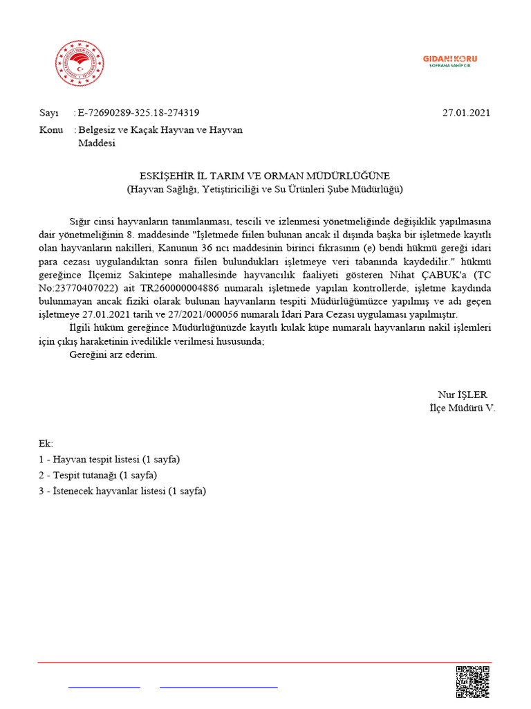 İlgi Tutulmayan Üst Yazı Örneği | PDF