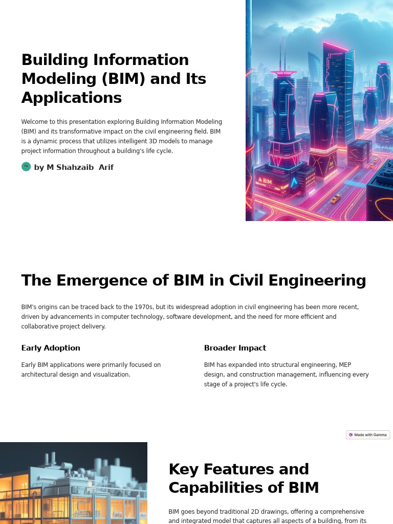 BIM in Civil Engineering: Benefits & Future | PDF | Building ...