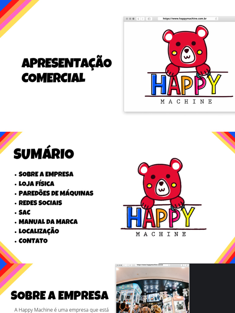 Happy Machine: Vending Machines e Pelúcias | PDF