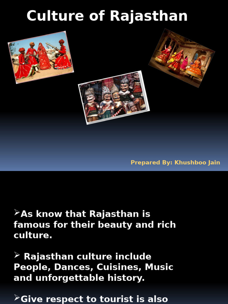 Culture of Rajasthan | PDF