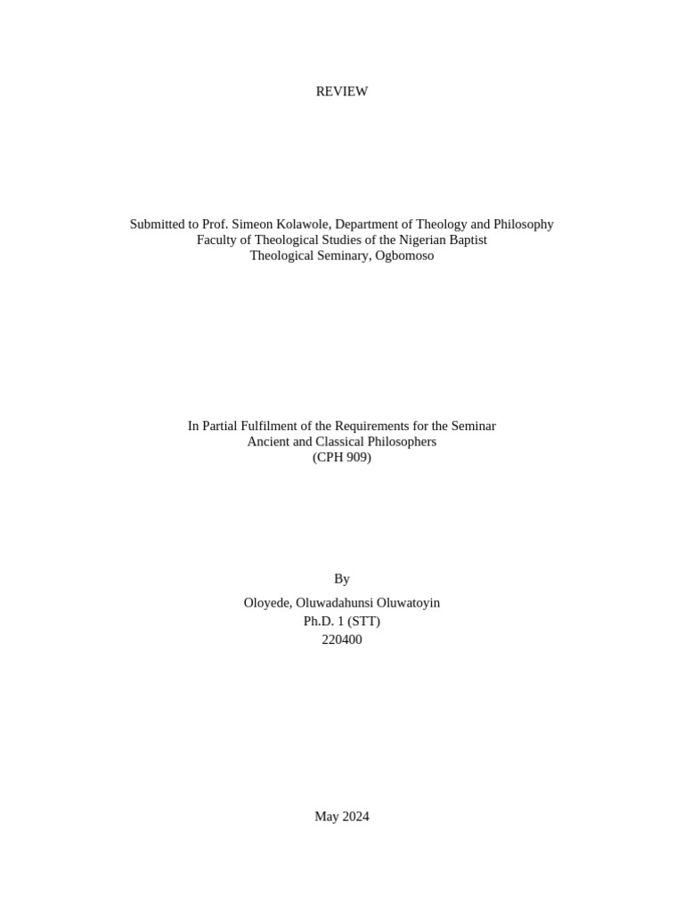 REVIEW of Plato's Theory of Knowledge | PDF | Knowledge | Socrates