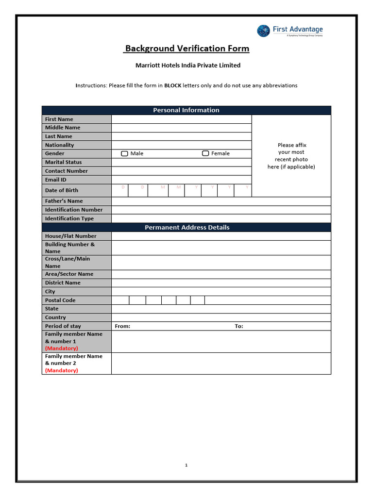3. FADV New Form | PDF | Employment | Justice