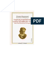 Taşnak Parti̇si̇'ni̇n Yapacaği Bi̇r Şey Yok - Ovanes Kaçaznuni̇