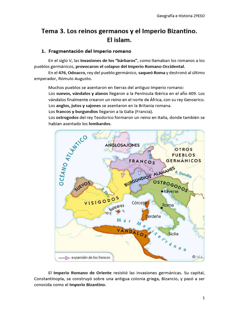 Tema 3 | PDF | Mahoma | imperio Bizantino