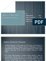 Adverse Political Climate in India