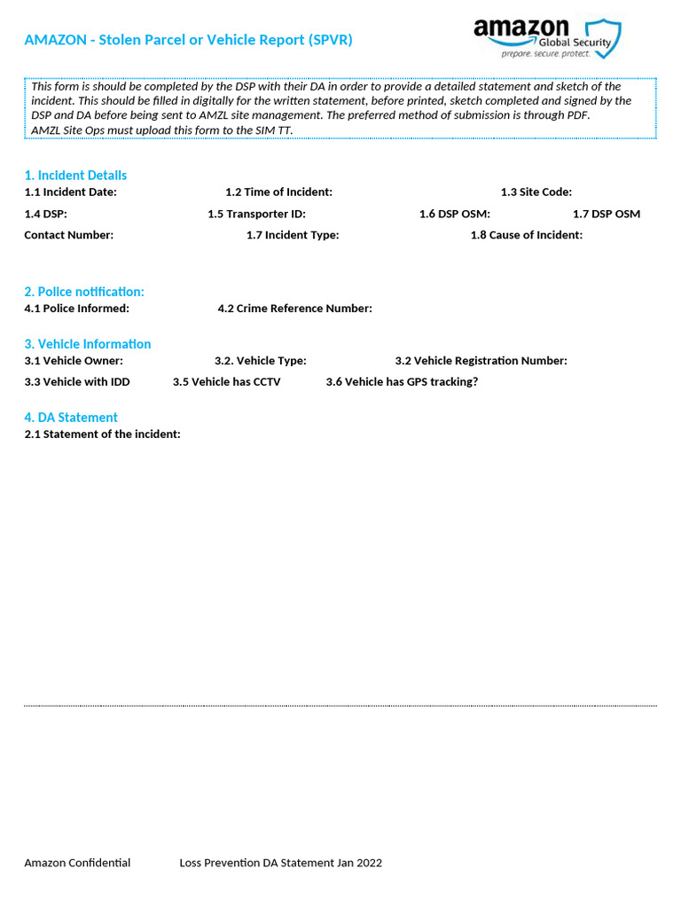 SPVR DA Statment | PDF