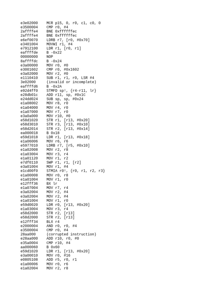 TestUpdate 1100 Log Decompiled | PDF