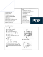 Machine Design Formula List