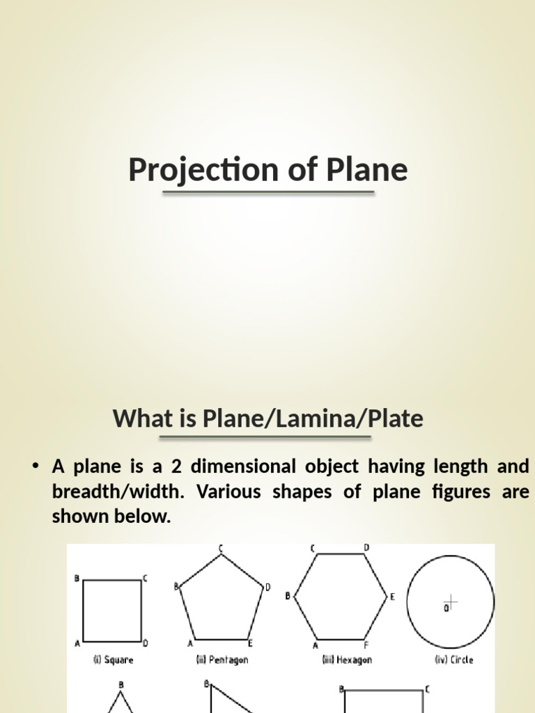 Understanding Plane Projections Techniques | PDF | Shape | Length