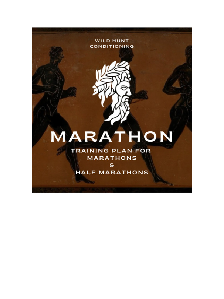 Marathon Training Plan Overview | PDF | Running | Physical Exercise