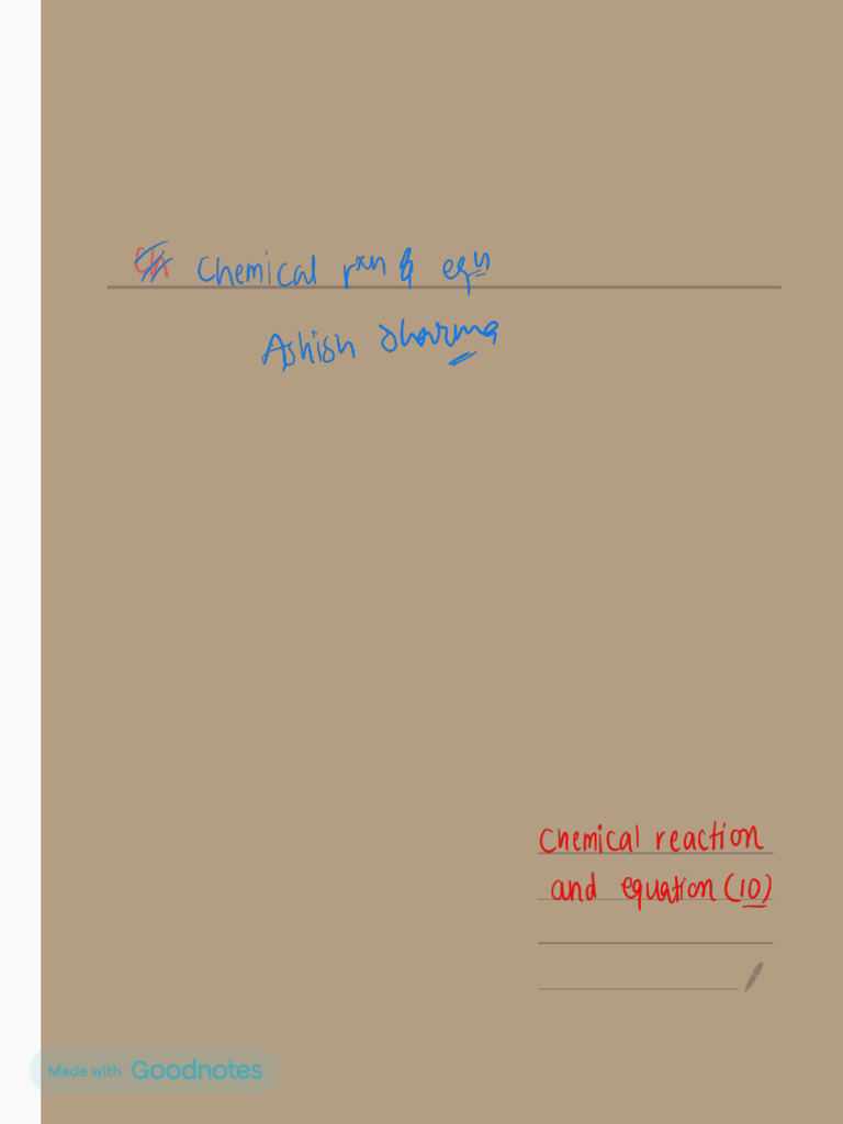 Ashish (Momentum) Ch1 Chemistry Notes | PDF