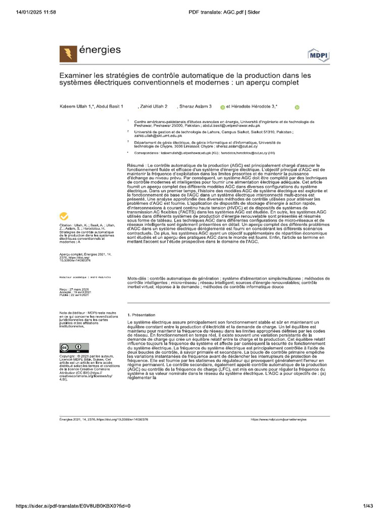 Agc FR | PDF