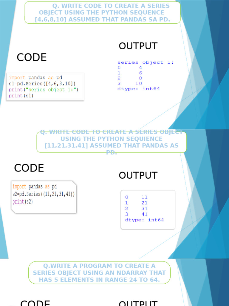 Presentation PYTHON 1 | PDF