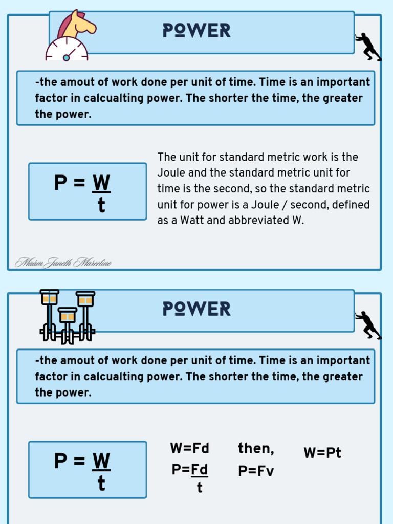 POWER | PDF | Power (Physics) | Watt