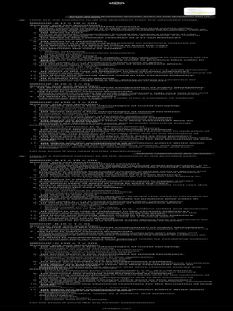 Answering Technical Questions | PDF