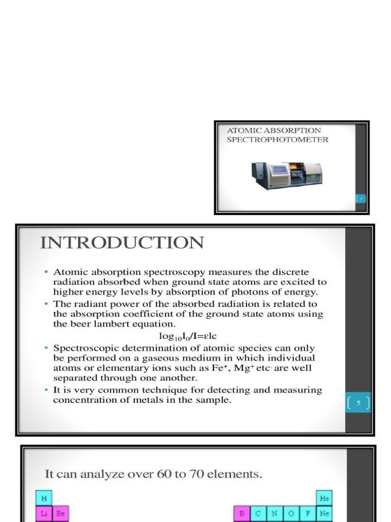 Atomic Absorption Spectroscopy Guide | PDF