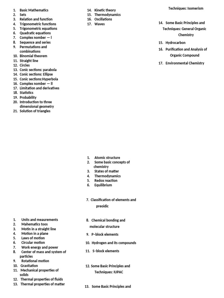 Comprehensive Guide to Basic Sciences | PDF | Chemistry | Organic Chemistry