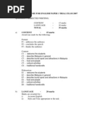 Mark Scheme Paper 1 - 1119 Sbp Spm Trial 2009  Vocabulary 