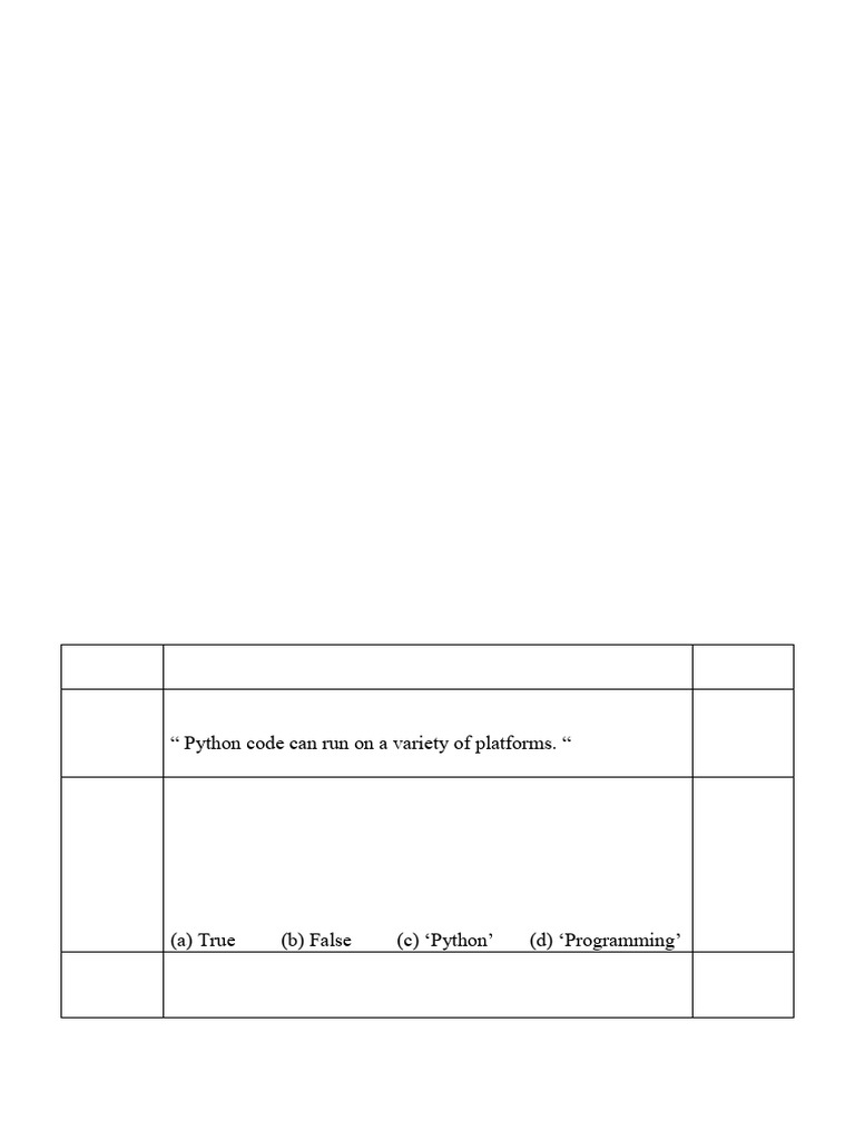 Xi SPL Computer SC Sample Paper | PDF | Control Flow | String (Computer ...