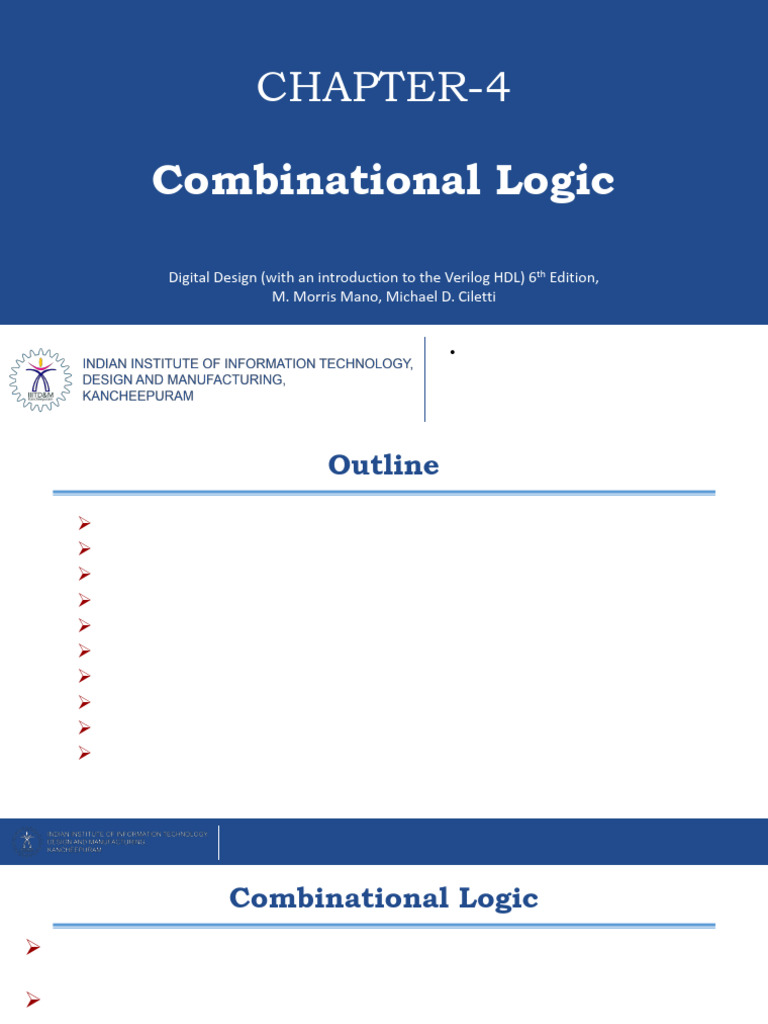 Combinational Logic Design Guide | PDF | Logic Gate | Computer Engineering