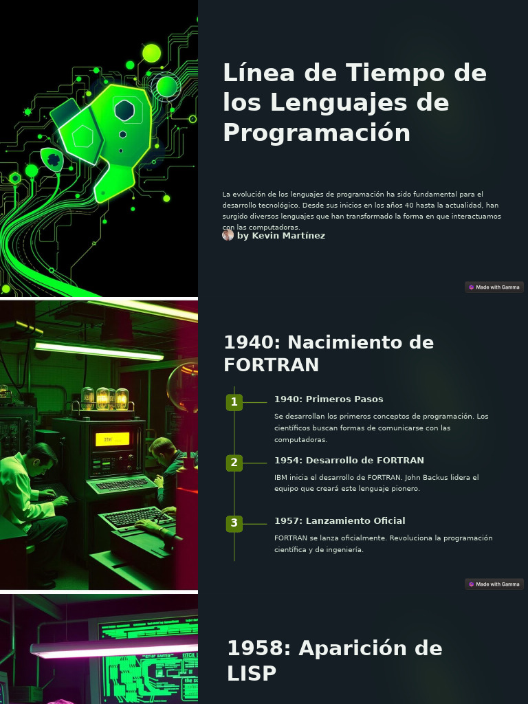 Evolución de los Lenguajes de Programación | PDF | Java (lenguaje de ...