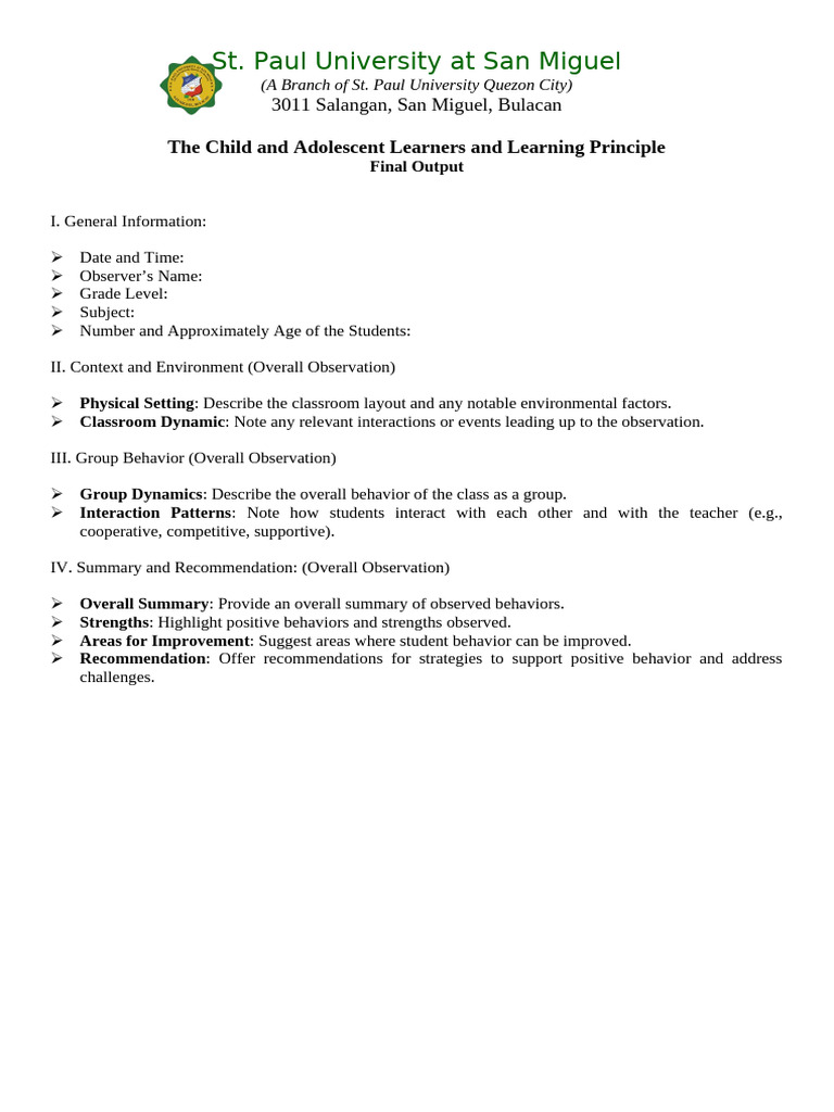 Final Output College | PDF