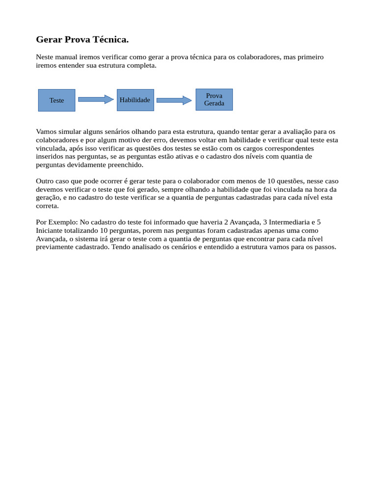 Prova Técnica | PDF