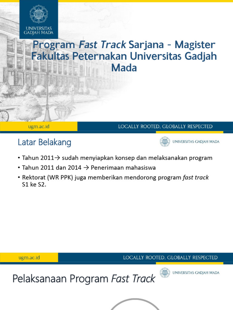 Program Fast Track S1 ke S2 Peternakan | PDF