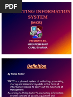 Marketing Information System Ppt..