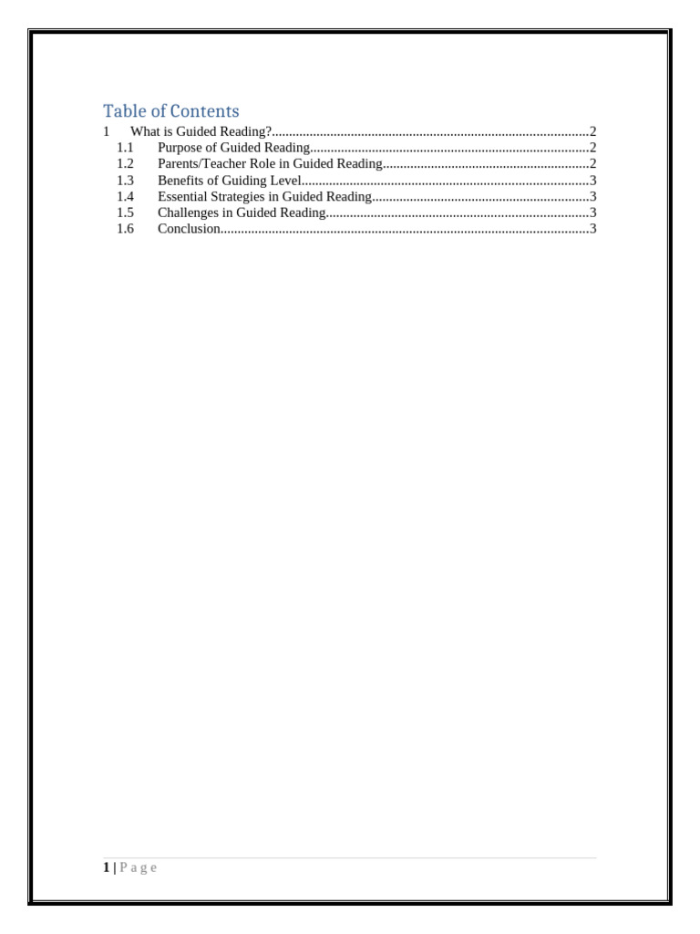 Understanding Guided Reading Strategies | PDF | Reading Comprehension ...