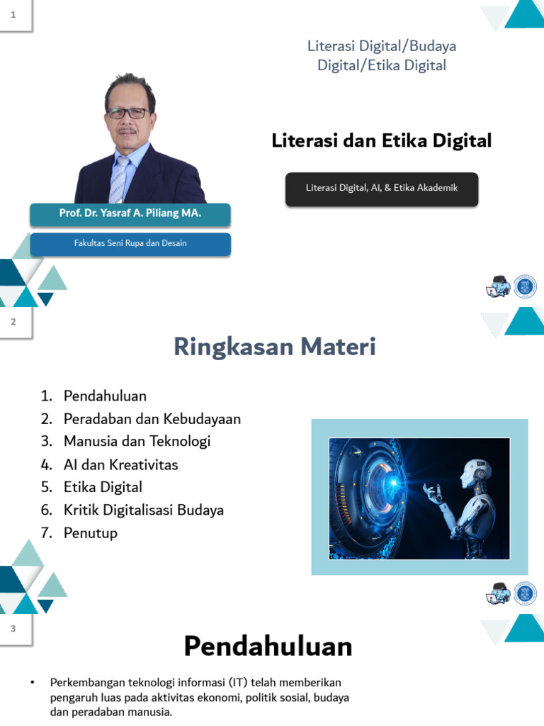 Minggu 1 Literasi Dan Etika Digital | PDF