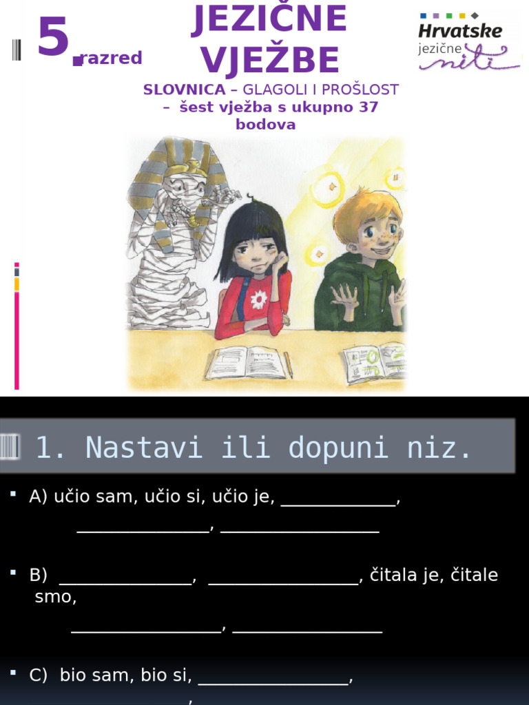 03 HJN 5 Glagoli I Prošlost | PDF