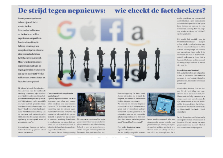 Factcheckers Tekst | PDF