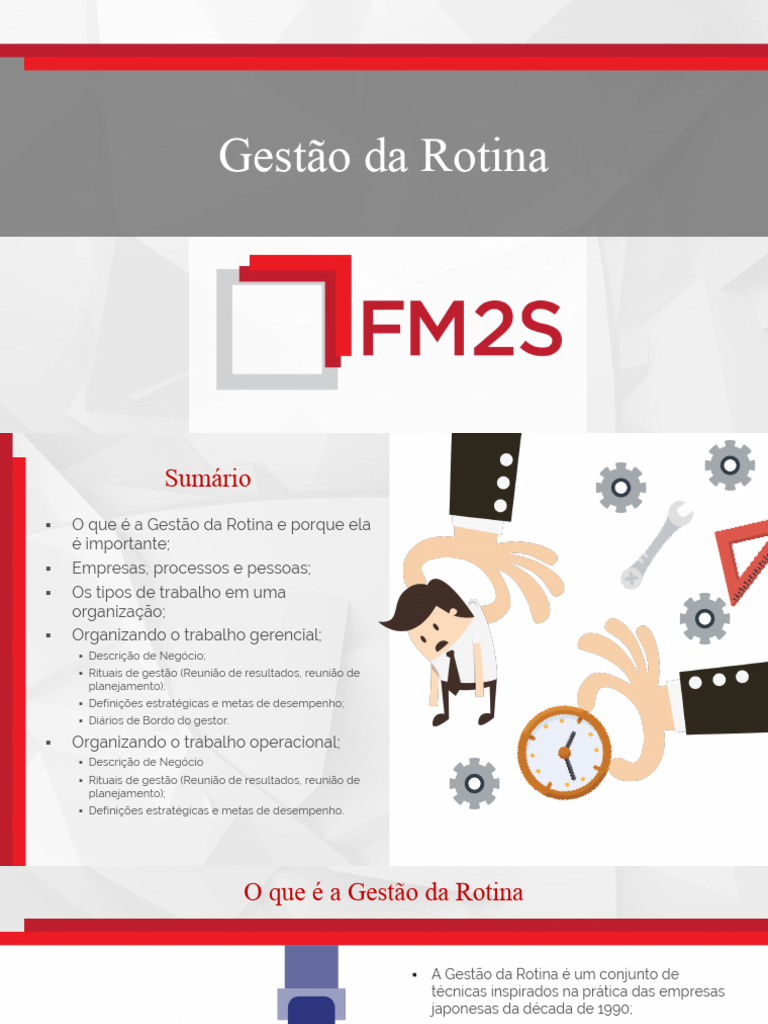 Gestão da Rotina: Melhores Práticas e Processos | PDF | Qualidade ...