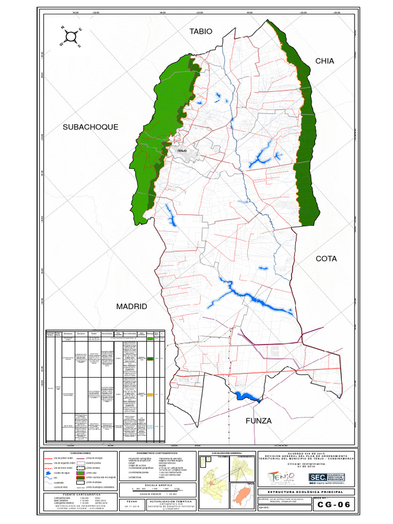 Estructura Ecológica de Tenjo, Cundinamarca | PDF | Los bosques | Bogotá