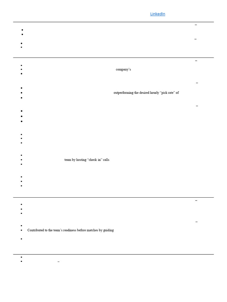 Kai-Reece Thompson's CV' | PDF | Economics