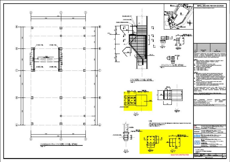 Tim2 p2 04 S 038 Crane Layout & Concrete Corbel Details | PDF